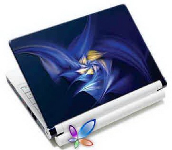 LAMTECH 9.2"-12.4" LAPTOP SKIN BLUE FLOWER