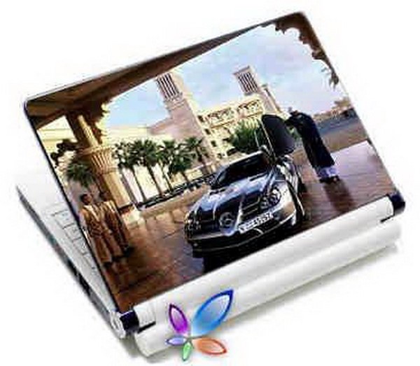 LAMTECH 9.2"-12.4" LAPTOP SKIN MERC BENZ CAR