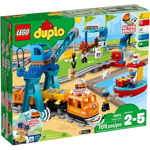 LEGO DUPLO 10875 FREIGHT TRAIN, CONSTRUCTION TOYS