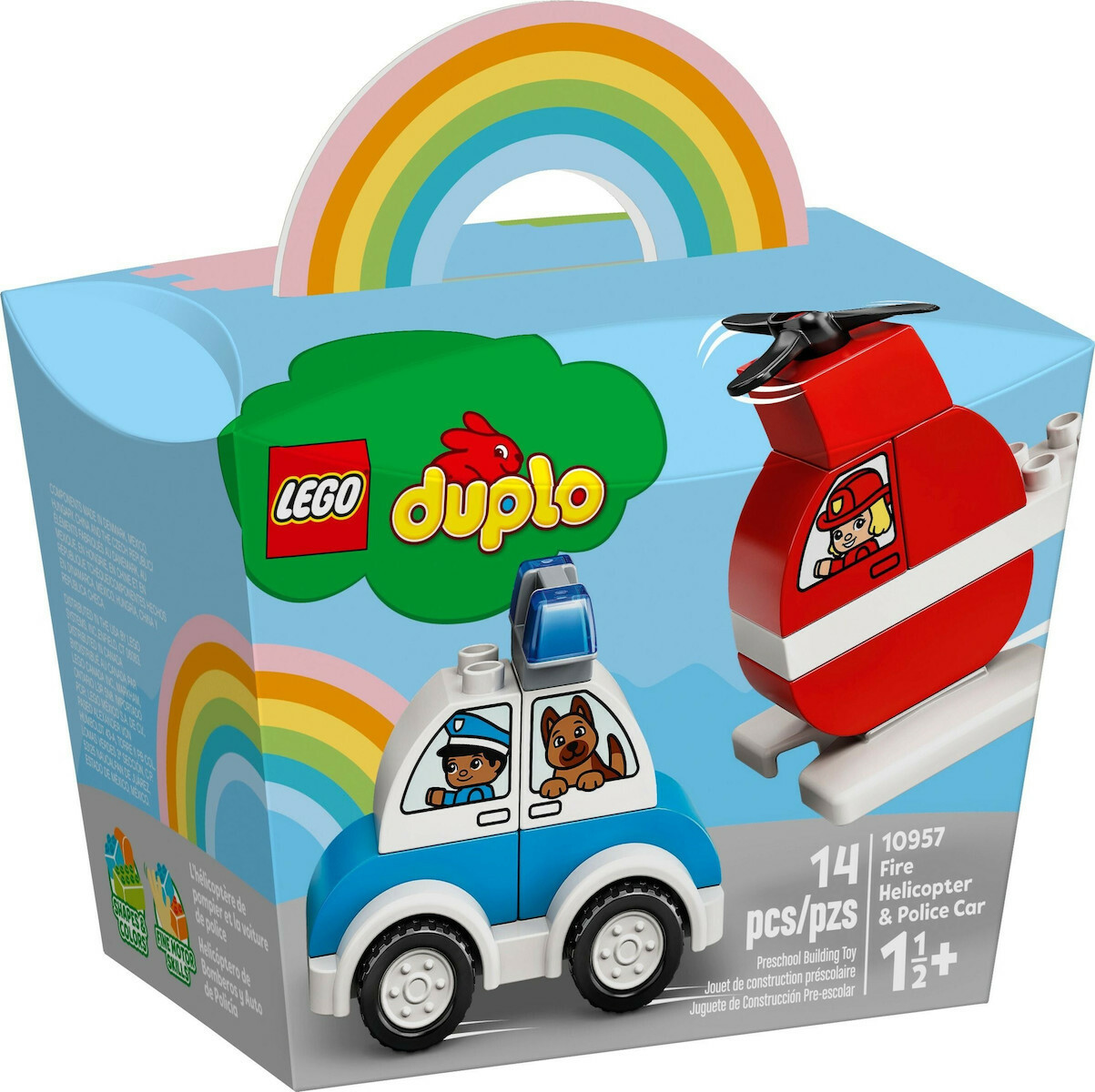 LEGO DUPLO 10957    MEIN ERSTER FIRE HELICOPTER & POLICE CAR