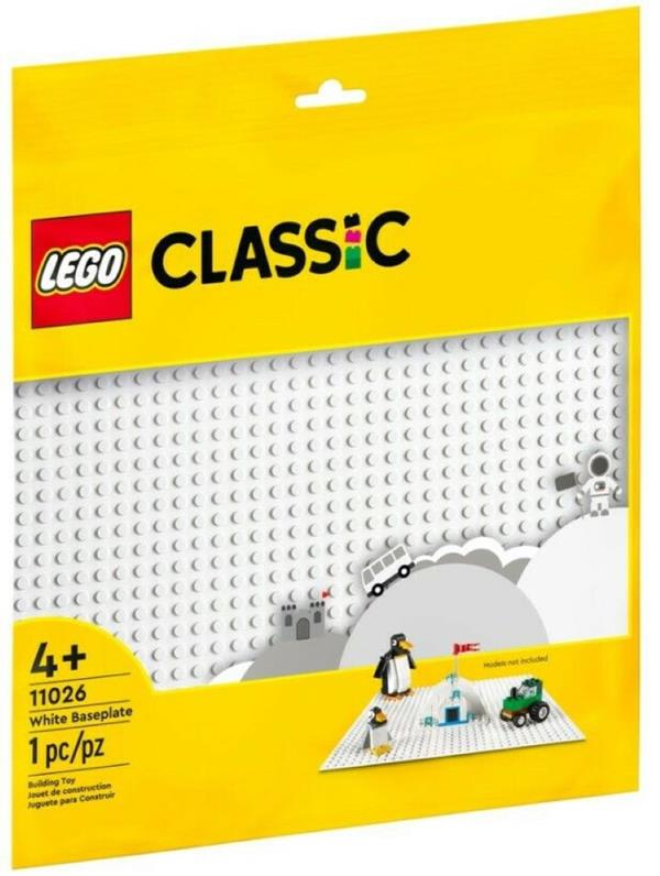 LEGO 11026 CLASSIC WHITE BASEPLATE ΓΙΑ 4+ ΕΤΩΝ