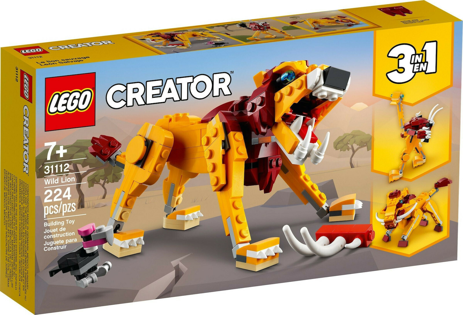 LEGO CREATOR 31112 WILD LION
