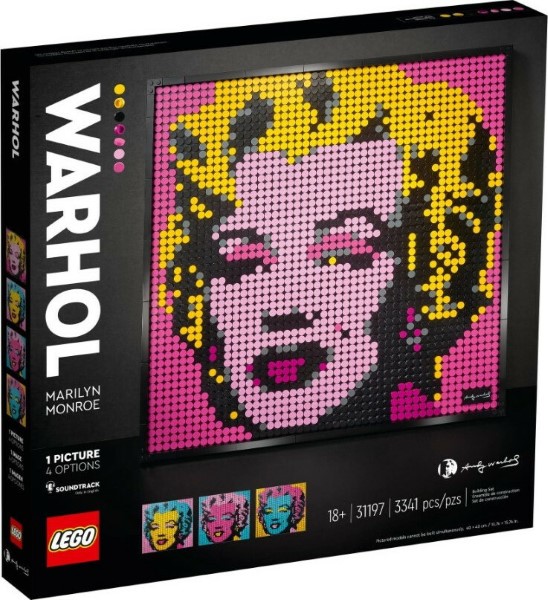 Lego Art: Andy Warhol's Marilyn Monroe 31197