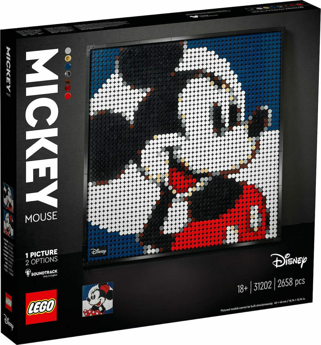 LEGO ART 31202 DISNEYS MICKEY MOUSE
