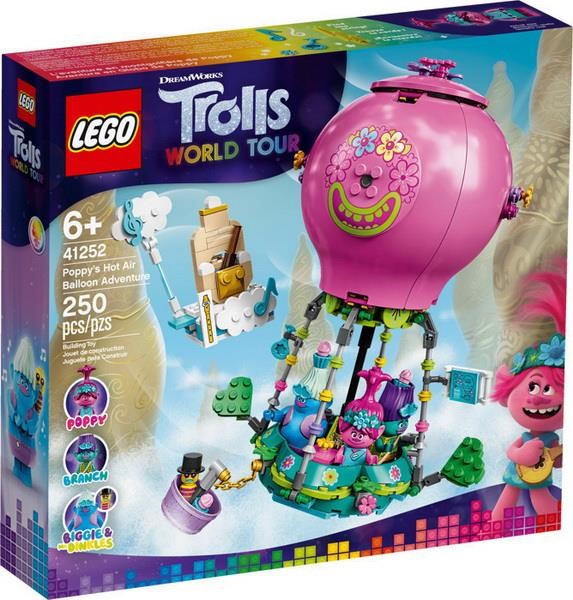 LEGO TROLLS WORLD TOUR 41252 POPPYS HOT AIR BALLOON ADVENTURE