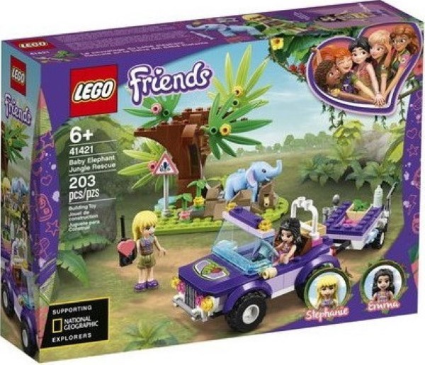 Lego Friends: Baby Elephant Jungle Rescue 41421