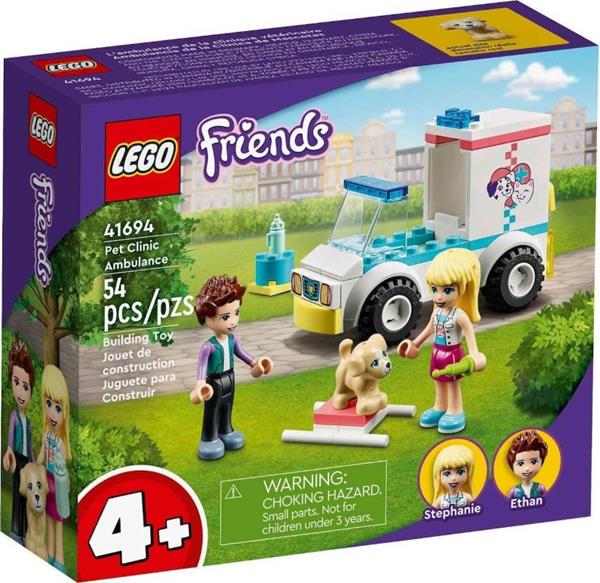 LEGO 41694 FRIENDS PET CLINIC AMBULANCE ΓΙΑ 4+ ΕΤΩΝ