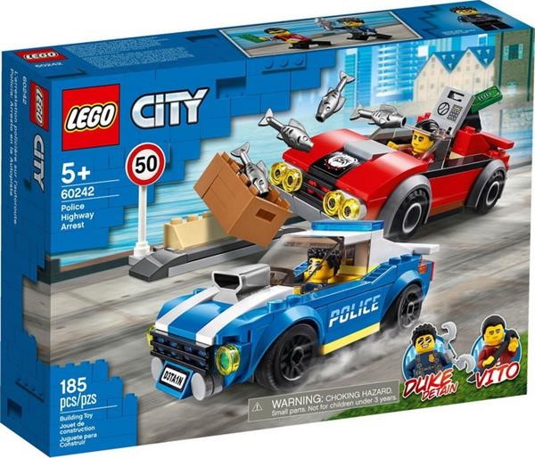 LEGO CITY 60242 POLICE HIGHWAY ARREST