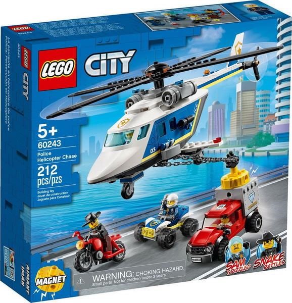 LEGO CITY 60243 POLICE HELICOPTER CHASE