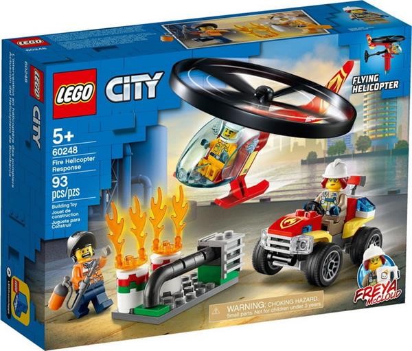 LEGO CITY 60248 FIRE HELICOPTER RESPONSE