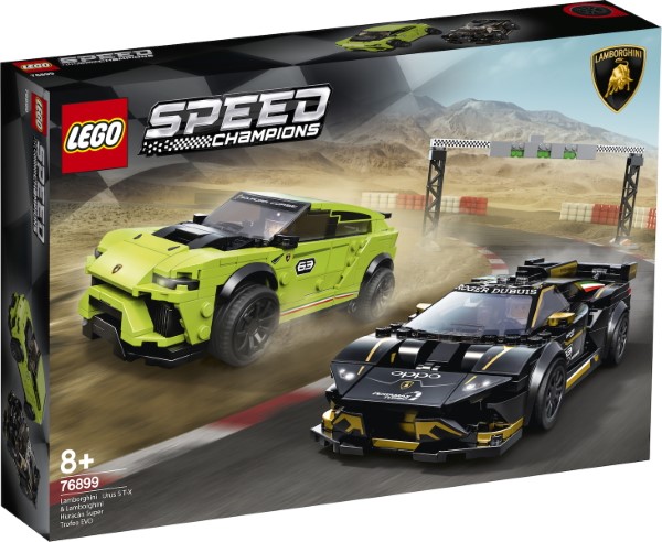 Lego Speed Champions: Lamborghini Urus ST-X and Lamborghini Huracan Super Trofeo EVO 76899