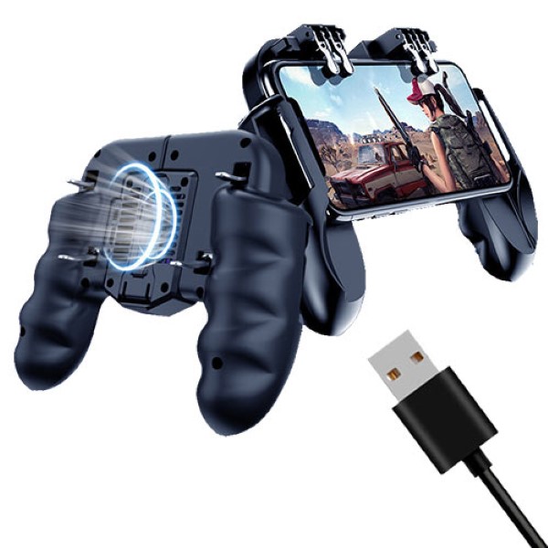 LGP COOLING GAMEPAD 6-FINGER PUBG FOR ANDROID & IOS WITH USB