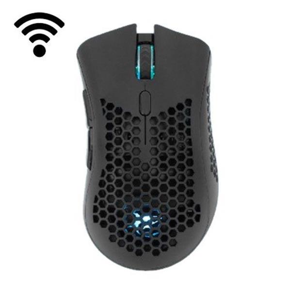 WHITE SHARK WIRELESS 500mAh Li-BAT GAMING MOUSE 10K LIONEL BLACK