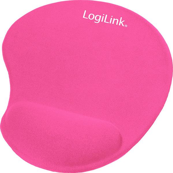 LOGILINK MOUSE PAD SILIKON GEL  PINK