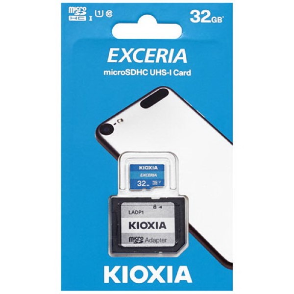 KIOXIA MICRO SD 32GB WITH ADAPTER UHS I U1  M203