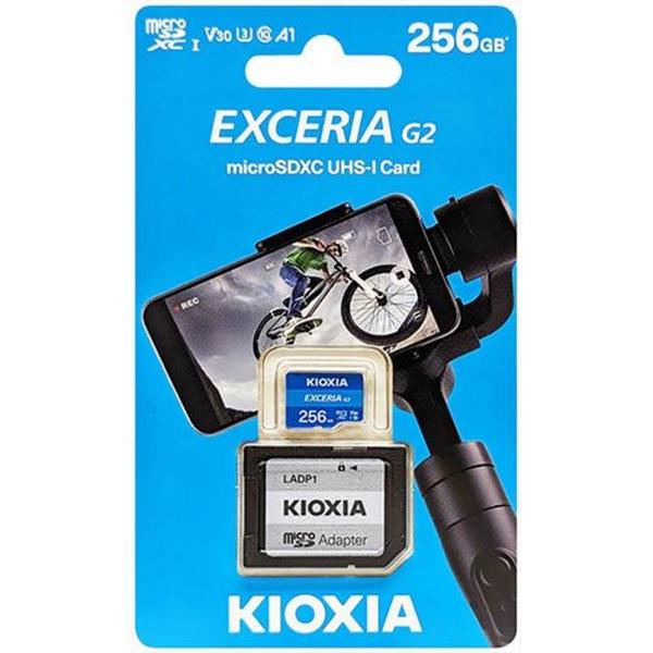 KIOXIA 4K MICRO SD 256GB WITH ADAPTER UHS I U3 V30