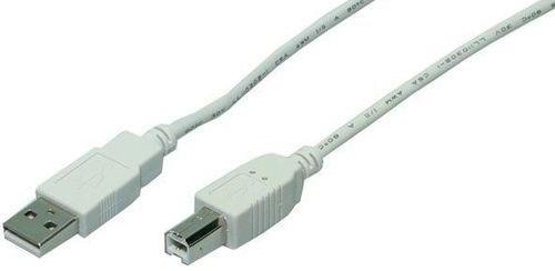 LOGILINK CABLE USB (A) 2.0 A USB (B) 2.0 5M GRAY