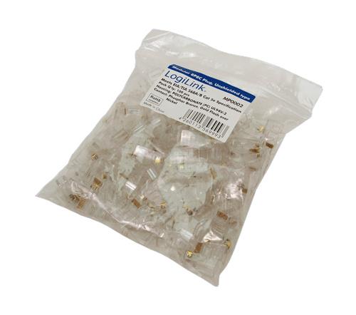 LOGILINK RJ45 CONNECTOR (100 -UDS BAG) MP0002