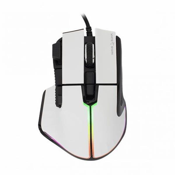 WHITE SHARK GAMING MOUSE GM-9006 MARROK WHITE 12000DPI