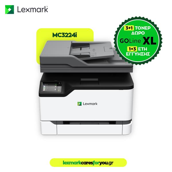 Lexmark MC3224i Έγχρωμο Πολυμηχάνημα Laser με WiFi και Mobile Print