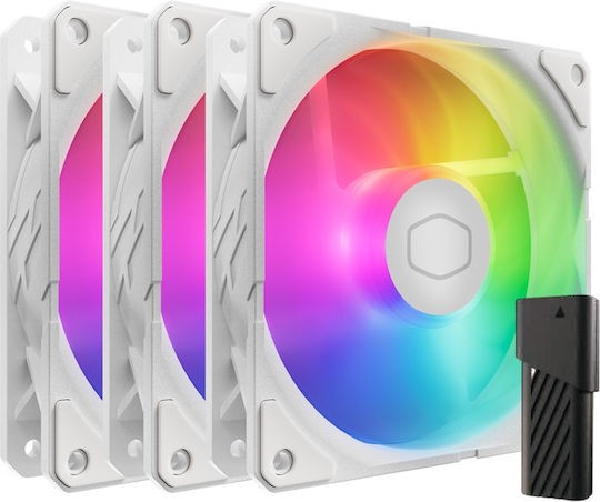 CoolerMaster SickleFlow Edge 120 Case Fan  ARGB white