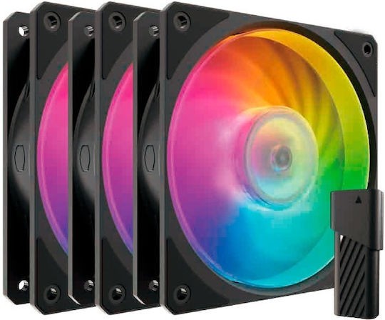 CoolerMaster Mobius 120P Case Fan  ARGB 3pcs
