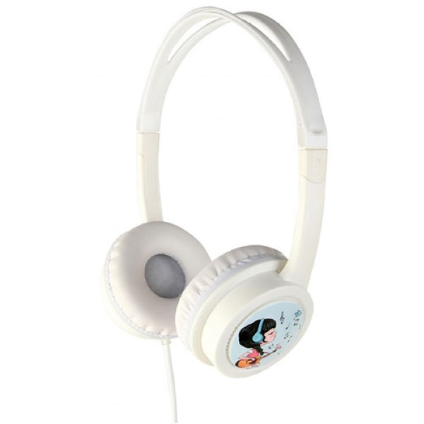 GEMBIRD KIDS HEADPHONES WITH VOLUME LIMITER WHITE