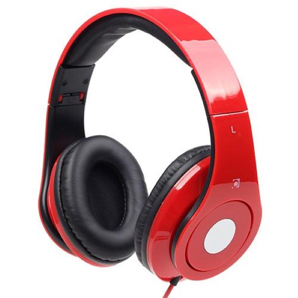 GEMBIRD FOLDING STEREO HEADPHONES DETROIT RED