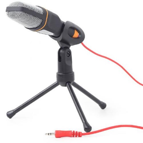 GEMBIRD DESKTOP MICROPHONE WITH A TRIPOD BLACK