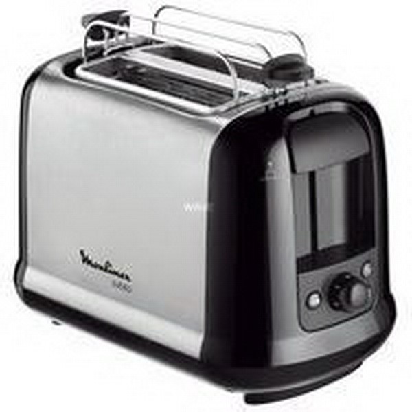 MOULINEX TOASTER TOASTER SUBITO STAINLESS STEEL LT2618 SILVER BLACK