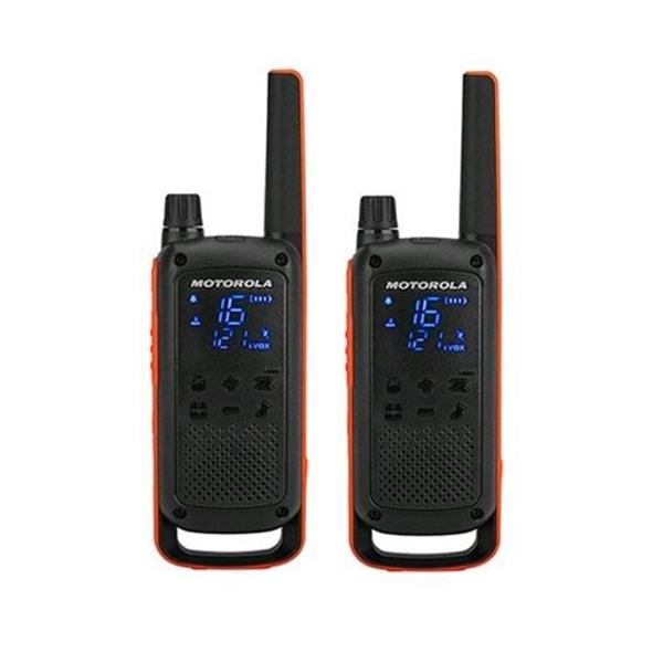 MOTOROLA  WALKIE-TALKIE TLKR-T82 BLACK PACKS 2