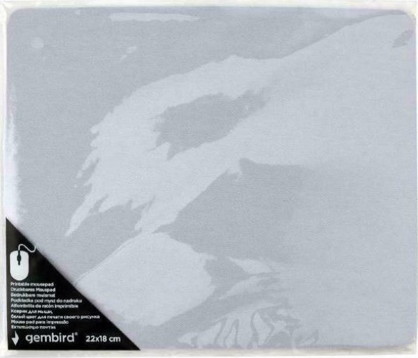 GEMBIRD PRINTABLE MOUSEPAD WHITE SIZE SMALL