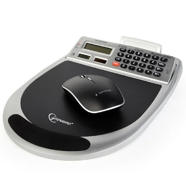 GEMBIRD USB COMBO MOUSE PAD WITH BUILT-IN 3 PORT HUB, MEMORY CARD READER, CALCULATOR AND THERMOMETER