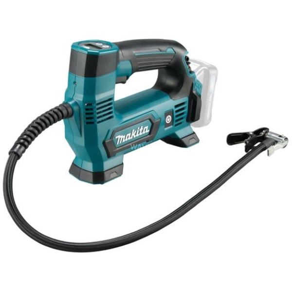 MAKITA CORDLESS COMPRESSOR MP100DZ, 12V, AIR PUMP BLUE - BLACK. UP TO 8.3 BAR, WITHOUT BATTERY AND CHARGER
