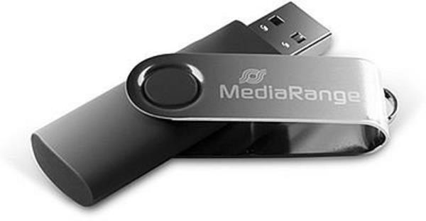 MEDIARANGE FLEXI-DRIVE 16GB SR/BK U2 MR910