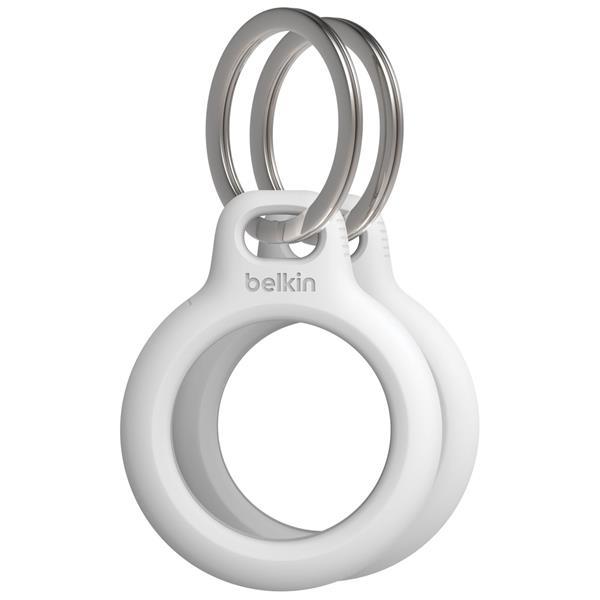 1X2 BELKIN KEY RING FOR APPLE AIRTAG, WHITE MSC002BTWH