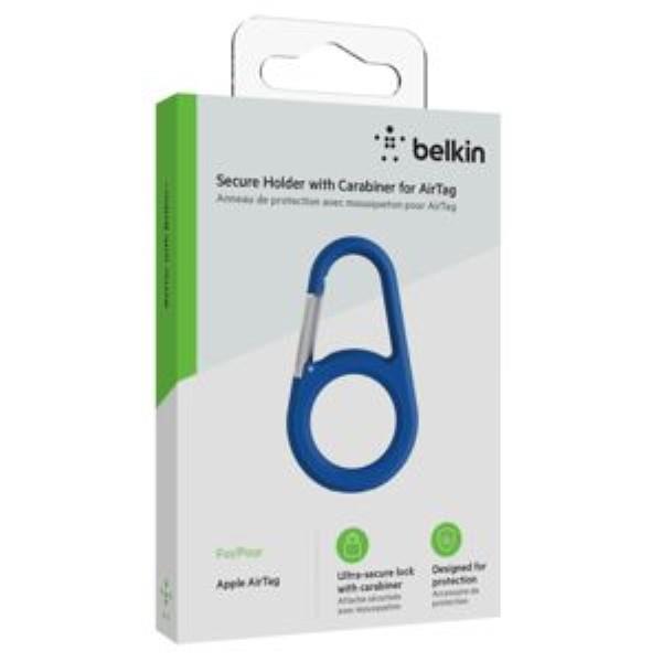 BELKIN SECURE HOLDER W.CARABINER FOR APPLE AIRTAG BLUE MSC008BTBL