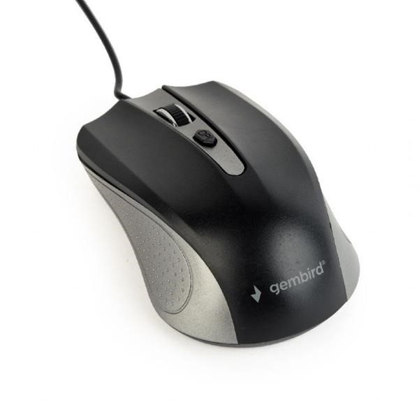 GEMBIRD USB OPTICAL MOUSE SPACE GREY BLACK