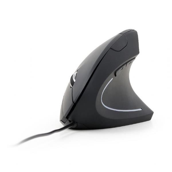 GEMBIRD ERGONOMIC 6-BUTTON OPTICAL MOUSE BLACK