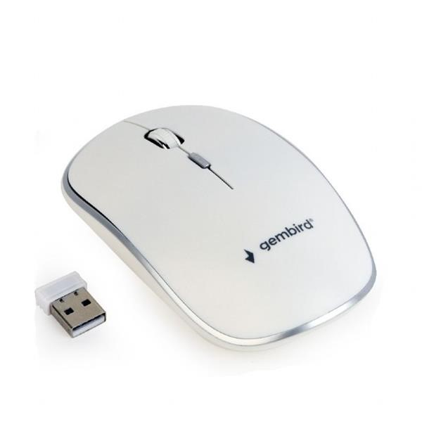 GEMBIRD WIRELESS OPTICAL MOUSE WHITE