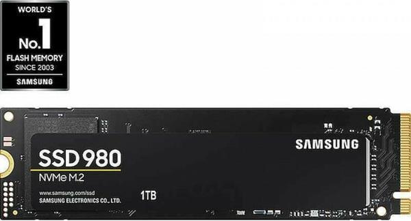 Samsung 980 SSD 1TB M.2 NVMe PCI Express 3.0