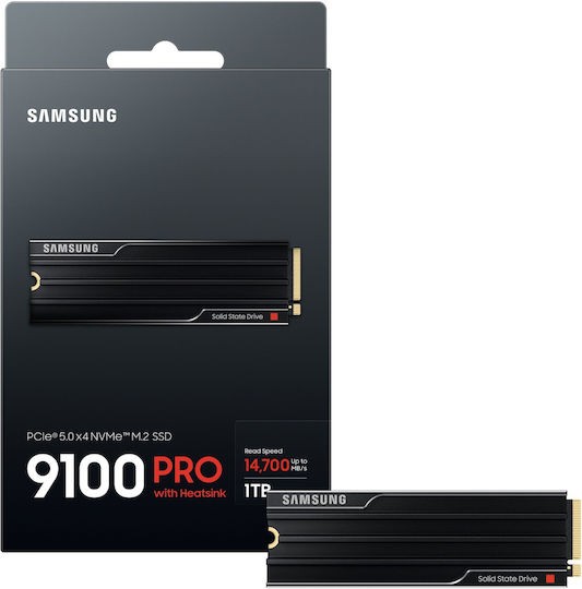 SSD Samsung 9100 Pro M.2 1TB NVMe  PCIe 5.0 with HeatSink