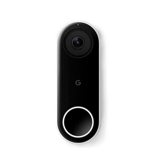 Google Nest Hello Doorbell Ασύρματο Κουδούνι Πόρτας με Κάμερα και Wi-Fi Συμβατό με Google Home