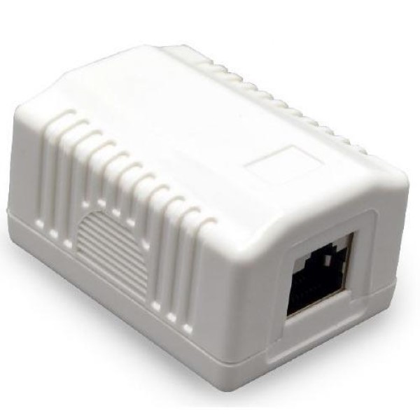 CABLEXPERT CAT5E FTP SINGLE PORT SURFACE MOUNT BOX