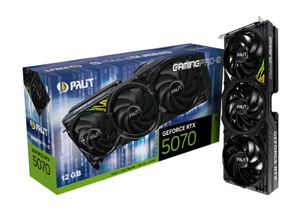 VGA Palit GeForce® RTX 5070 12GB GamingPro-S