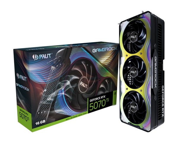 VGA Palit GeForce® RTX 5070 TI 16GB GameRock