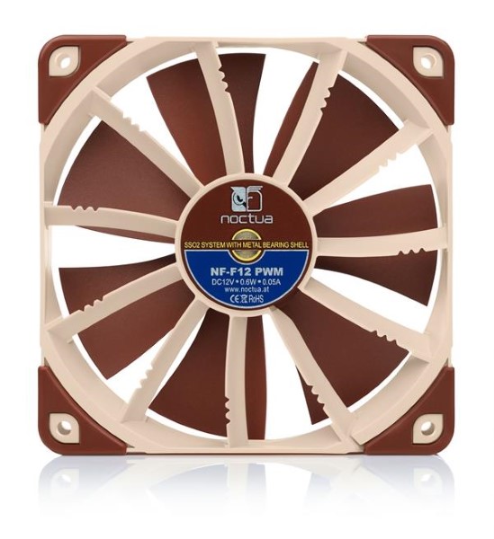 NOCTUA NF-F12 PWM 120X120X25 CHROMAX.K.SWAP