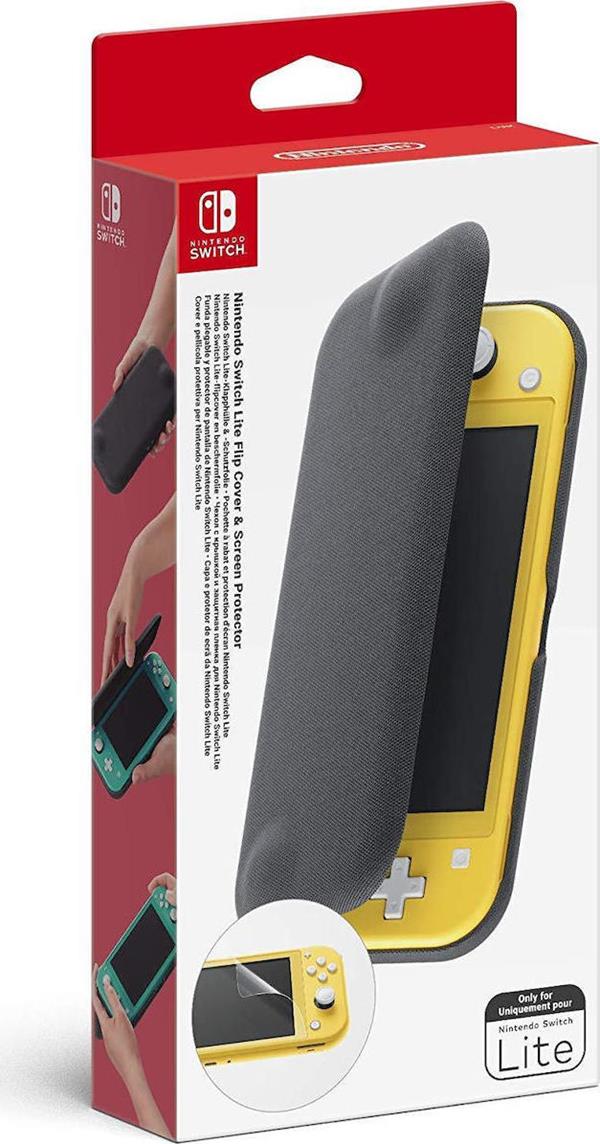 NINTENDO SWITCHLITE-HINGED SLEEVE AND  CARRYING CASE  BLACK