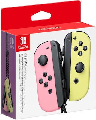 NINTENDO JOY-CON SET OF 2 PASTEL PINK AND PASTEL YELLOW