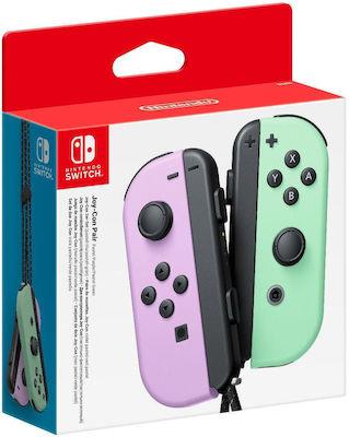 NINTENDO JOY-CON SET OF 2 PASTEL LILA AND PASTEL GREEN